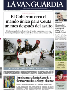 Cover of La Vanguardia (1st Edition)