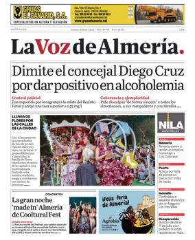 Cover of La Voz de Almeria