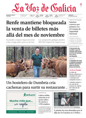 Cover of La Voz de Galicia (Carballo)