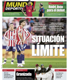 Cover of Mundo Deportivo (At. Madrid)