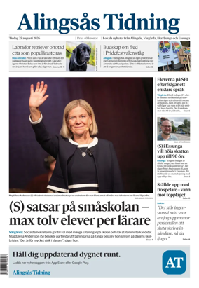 Cover of Alingsas Tidning