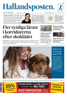 Cover of Hallandsposten