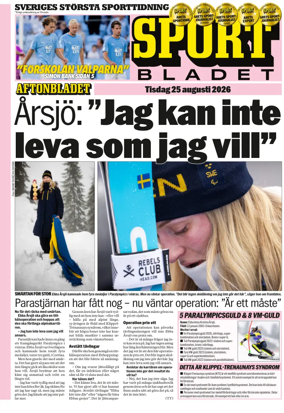 Cover of Sportbladet
