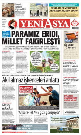 Cover of Yeni Asya