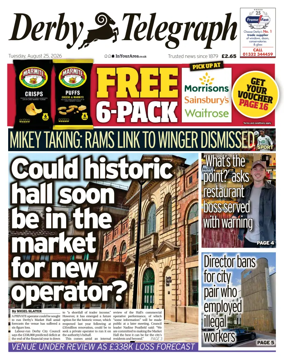 Cover of Derby Telegraph
