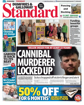 Cover of Dumfries & Galloway Standard