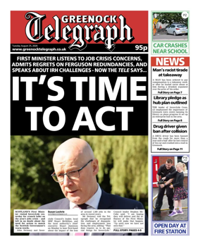 Cover of Greenock Telegraph