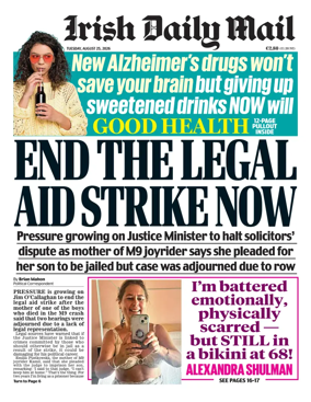 Cover of Irish Daily Mail