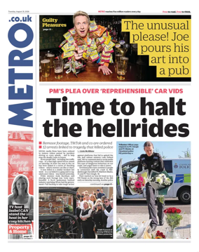 Cover of Metro (UK)