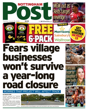 Cover of Nottingham Post