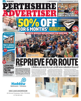 Cover of Perthshire Advertiser