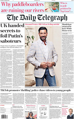 Cover of The Daily Telegraph