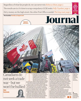 Cover of The Guardian e-paper Journal