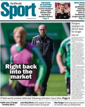 Cover of Herald Sport