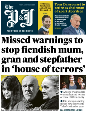 Cover of The Press and Journal (Aberdeen and Aberdeenshire)