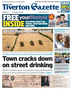 Cover of The Tiverton Gazette