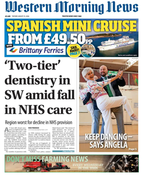 Cover of Western Morning News