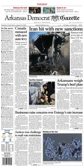 Cover of Arkansas Democrat-Gazette
