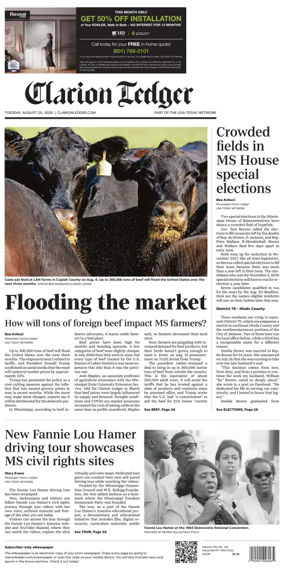 Cover of Clarion Ledger