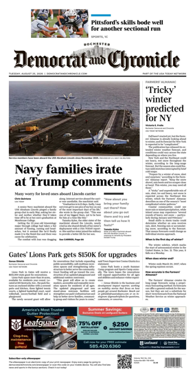 Cover of Democrat and Chronicle