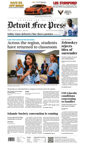 Cover of Detroit Free Press