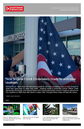 Cover of East Idaho News