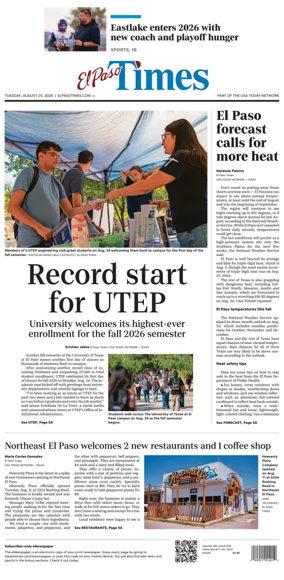 Cover of El Paso Times