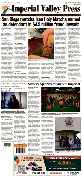 Cover of Imperial Valley Press