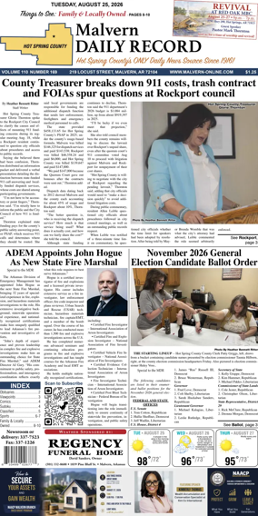 Cover of Malvern Daily Record