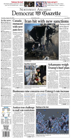 Cover of Northwest Arkansas Democrat-Gazette