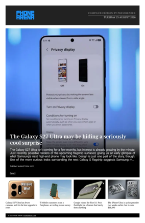 Cover of Phone Arena - Compiled Edition
