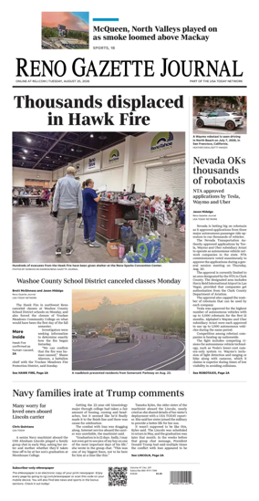 Cover of Reno Gazette Journal
