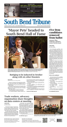 Cover of South Bend Tribune