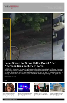 Cover of Tampa Free Press