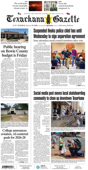 Cover of Texarkana Gazette