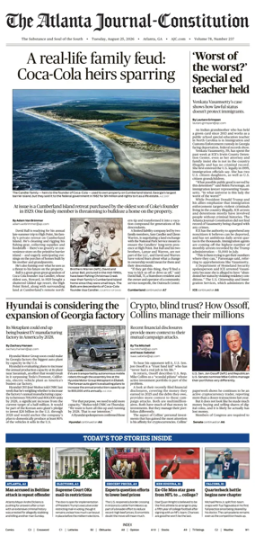 Cover of The Atlanta Journal-Constitution