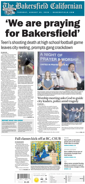 Cover of The Bakersfield Californian