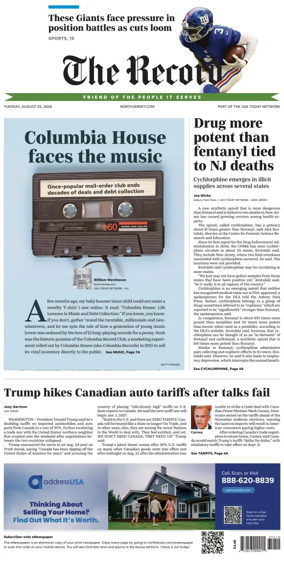Cover of The Bergen Record