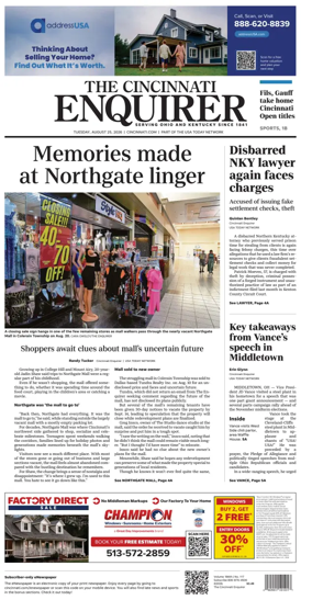 Cover of The Cincinnati Enquirer