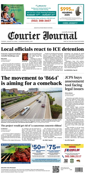Cover of The Courier-Journal (Louisville)