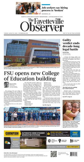 Cover of The Fayetteville Observer