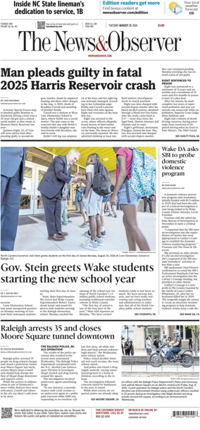 Cover of The News & Observer