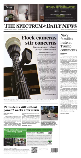 Cover of The Spectrum & Daily News