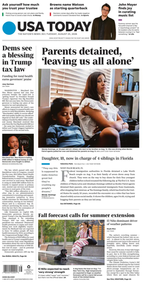 Cover of USA TODAY US Edition