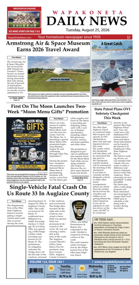 Cover of Wapakoneta Daily News
