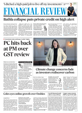 Cover of The Australian Financial Review