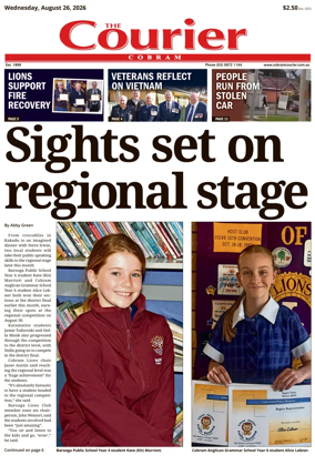 Cover of The Cobram Courier