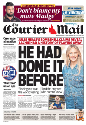 Cover of The Courier-Mail