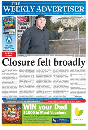 Cover of The Weekly Advertiser Horsham