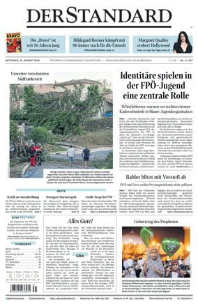 Cover of Der Standard